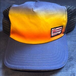 Gradient Yellow and Blue Cap